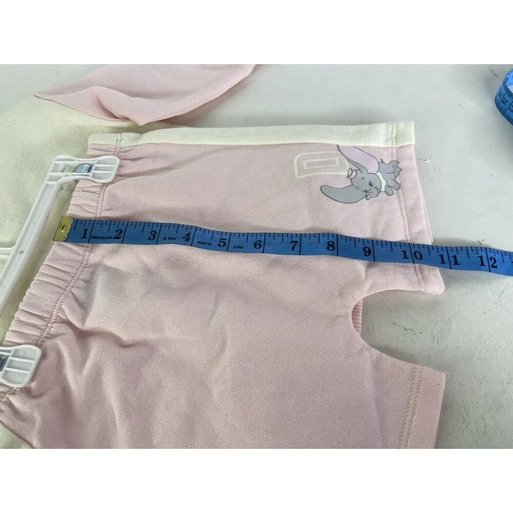 Disney Baby Dumbo Long Sleeve Sweatshirt Top Shorts Outfit Set Girls 18 Months